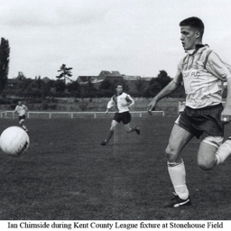 Platt FC - Ian Chirnside during Kent County League encounter at Stonehouse Field